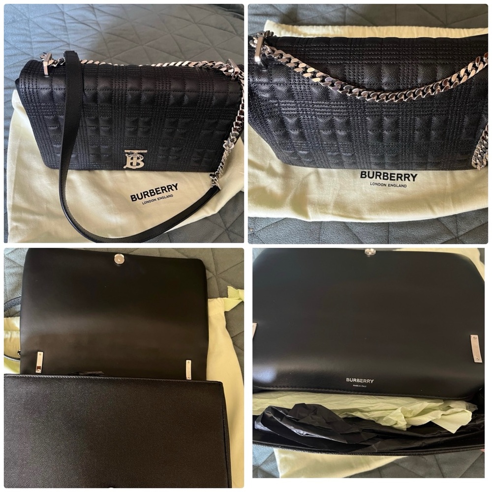 ‼️WOW‼️BURBERRY LOLA LEATHER BAG‼️ 100% AUTHENTIC‼️ - Picture 8 of 15